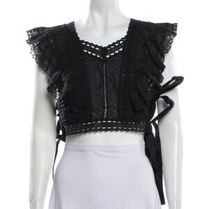 ❤️Zimmermann Ruffle Crop Top❤️